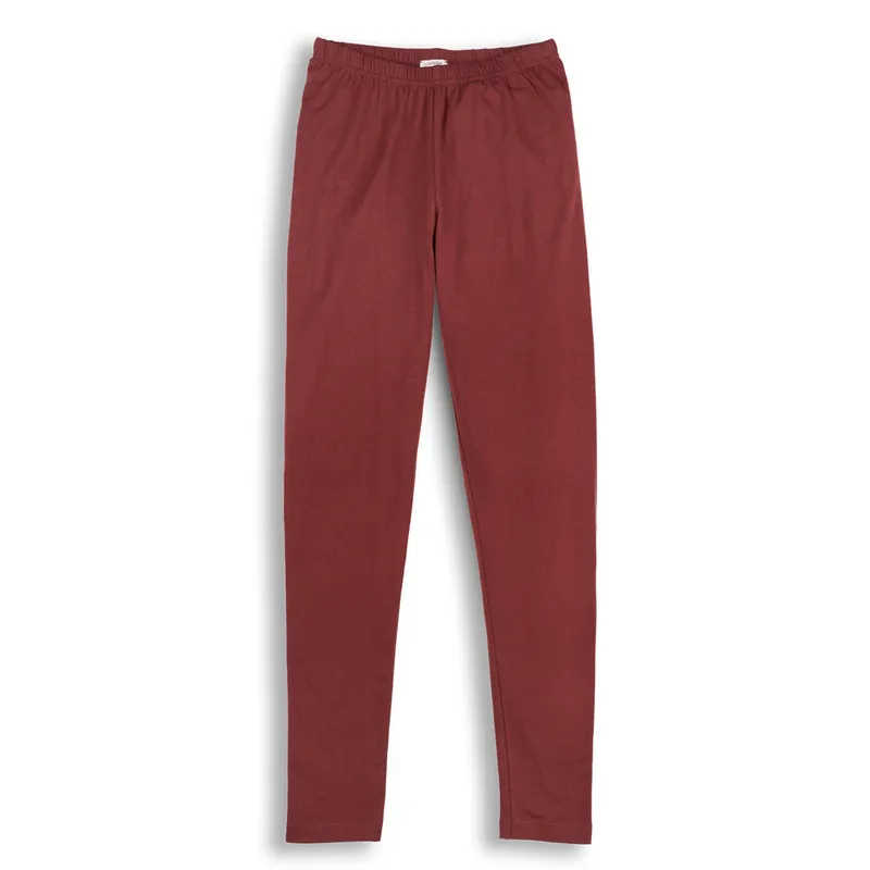 Living Crafts LIVING CRAFTS - Damen Leggings - Rot (92% Bio-Baumwolle; 8% Elasthan (ROICA™V550)), Nachhaltige Mode, Bio Bekleidung, Rot, – Produktbild 1 von 2