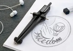 Faber-Castell Faber-Castell Schnellverstellzirkel "Stream", blackstone – Produktbild 1 von 1