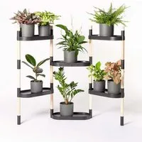 CitySens CitySens Blumenregal mit 6 Ablagen und luftreinigenden Pflanzen. – Produktbild 1 von 1
