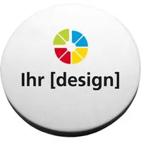 Radiergummi 'Eraser' rund, inkl. 4-farbigem Aufdruck – Produktbild 1 von 1