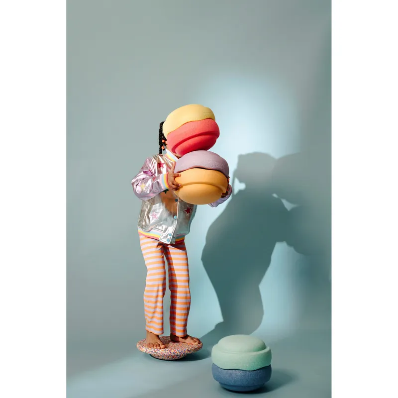 Stapelstein® Stapelstein® Rainbow Set pastel Ø 27,5cm, H: 12cm, Ø 35,5cm, H: 8,4cm – Produktbild 4 von 8