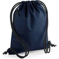 BagBase BagBase Recycled Gymsac Turnbeutel verdeckte Geheimtasche, Navy, – Produktbild 1 von 1