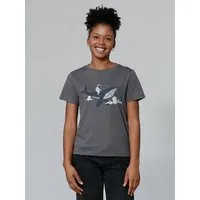 watapparel watapparel T-Shirt Frauen Spacewhale, Anthracite, – Produktbild 1 von 1