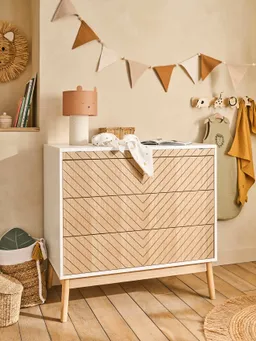 Vertbaudet Kommode CHEVRONS Tiefe 52cm Kinderzimmer – Produktbild 1 von 1