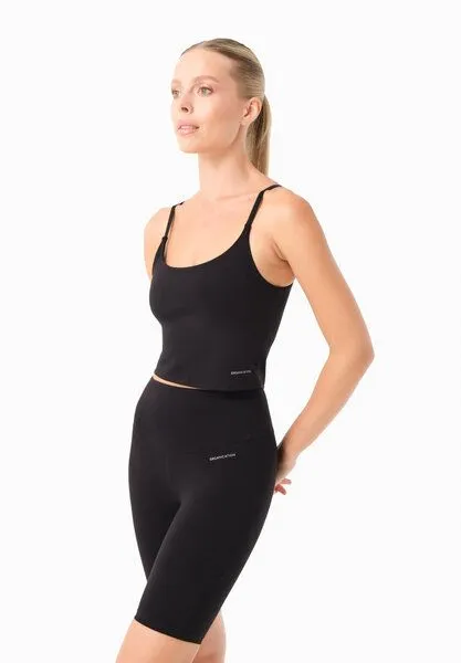 ORGANICATION ORGANICATION TARRA | Crop-Top aus Bio-Baumwolle, Black, – Produktbild 3 von 4