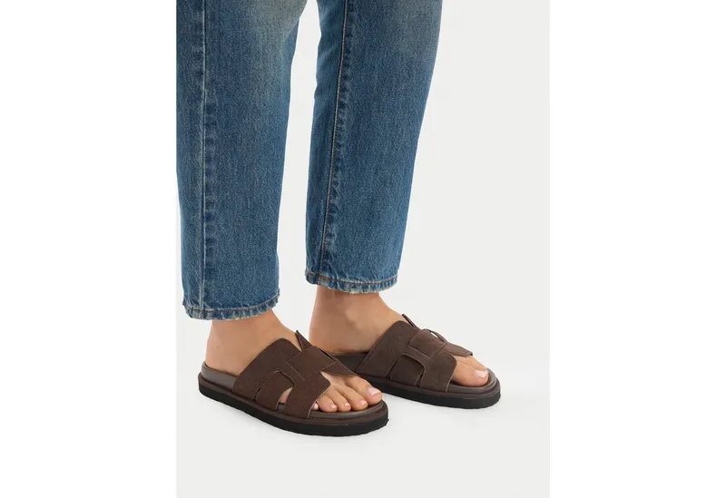GINO ROSSI Damen-Flip-Flops, braun Badepantolette, Braun, – Produktbild 2 von 4