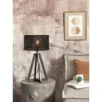 GOOD MOJO GOOD&MOJO Tischlampe Java 4-pt Natur/3218. Schwarz/Natur. – Produktbild 1 von 1
