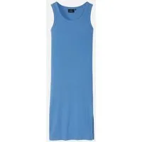 recolution Damen Rib Kleid aus LENZING Modal Mix - PRIMROSE - recolution, Electric blue (blau), – Produktbild 1 von 1