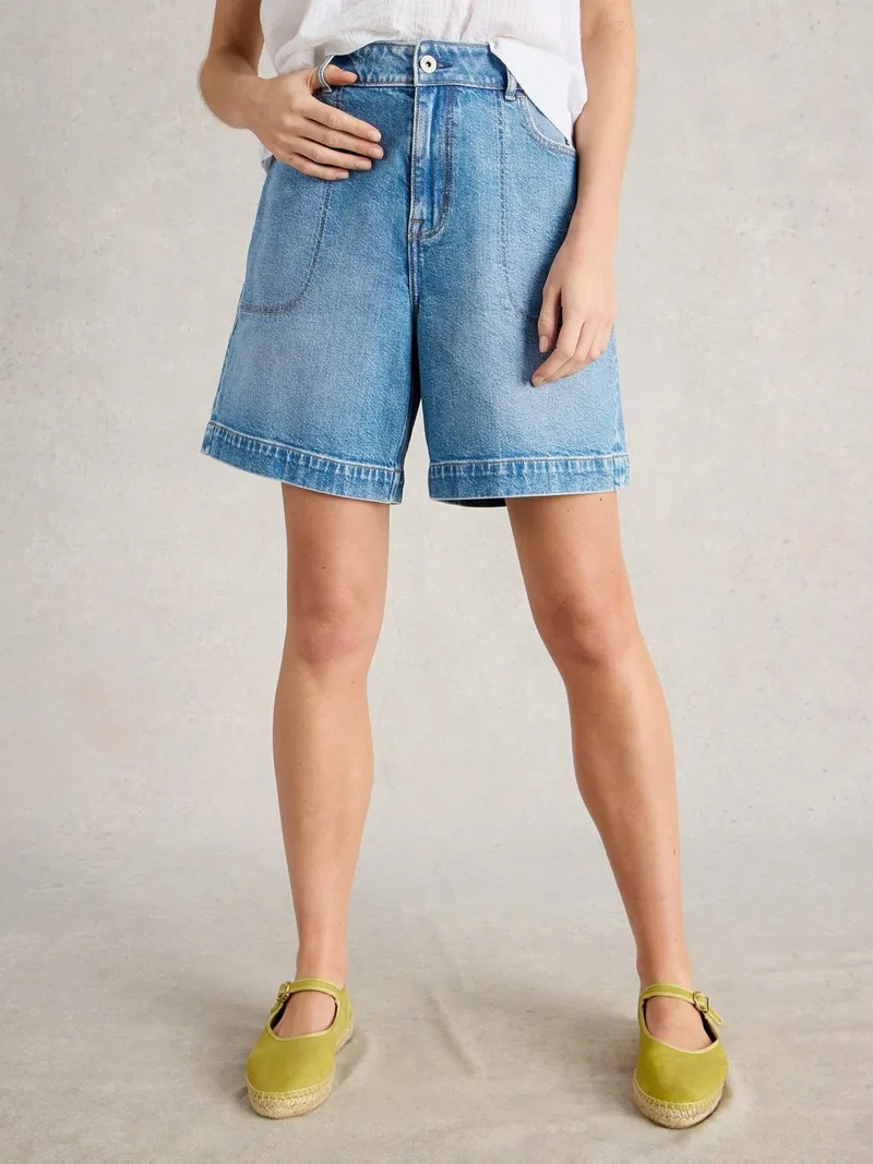 White Stuff Jeansshorts Tia - 40/R, Mittel denim, – Produktbild 2 von 4