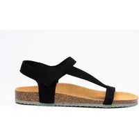Zouri Zouri Damen vegan Sandalen Abyss, Schwarz, – Produktbild 3 von 3