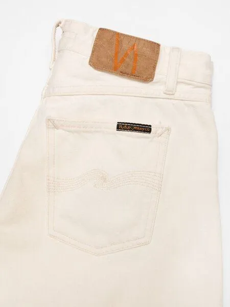 Nudie Jeans Nudie Jeans Jeansshorts Meja, Ivory, – Produktbild 4 von 4