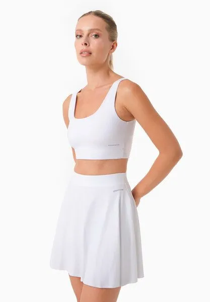 ORGANICATION ORGANICATION BESS | Sportliches Bralette aus recyceltem Polyamid, White, – Produktbild 1 von 4