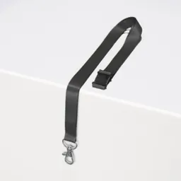 Avery Zweckform Avery Zweckform 10 Lanyards aus Recyclingkunststoff 440 x 15 mm, schwarz – Produktbild 1 von 1