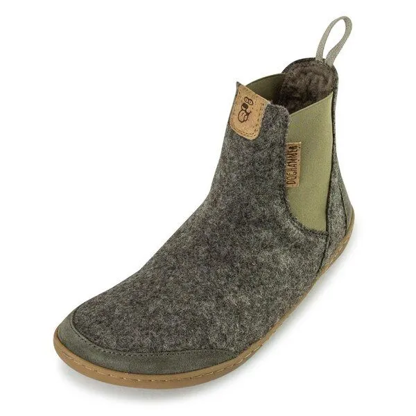 Doghammer Doghammer Barfuß-Chelseaboot aus deutscher Wolle - Terrar Chelsea Wool, Grau (greyish), – Produktbild 2 von 3