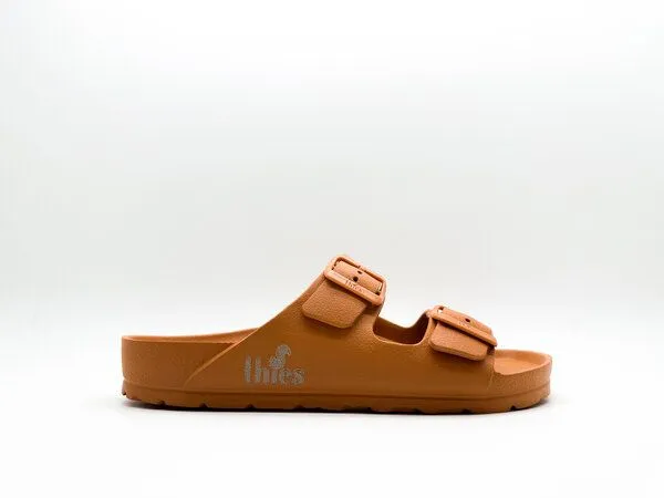 thies Vegane Ecofoam Sandale thies, Bitter orange, – Produktbild 2 von 4