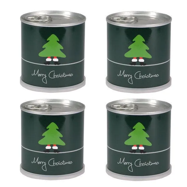 MacFlowers Weihnachtsbaum in der Dose - Merry Christmas Grün von MacFlowers – Produktbild 2 von 6