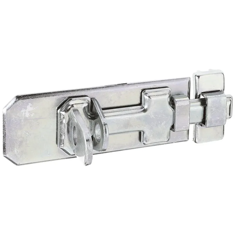 Alberts ALBERTS Sicherheits-Schlossriegel, m.flachem Griff, m.Schlaufe, disp., Platte LxB120x45mm – Produktbild 1 von 1
