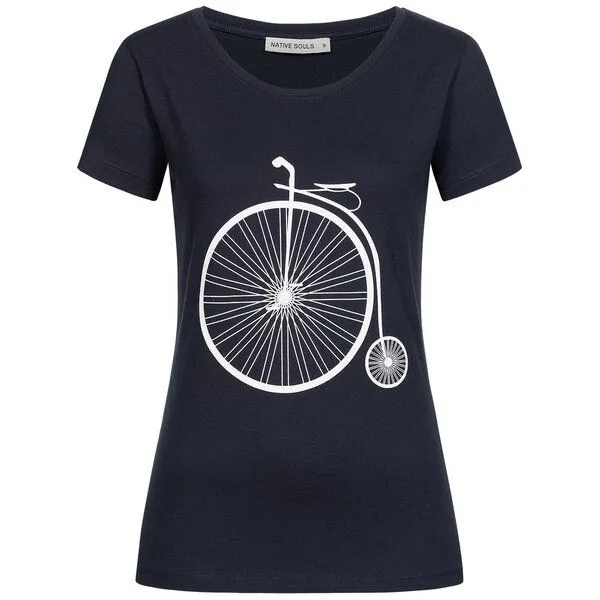 NATIVE SOULS NATIVE SOULS T-Shirt Damen - Retro Bike, Navy, – Produktbild 1 von 1