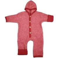 Cosilana Cosilana Baby Fleece Overall kbT Schurwolle Bio Baumwolle, Rot-melange, – Produktbild 1 von 1