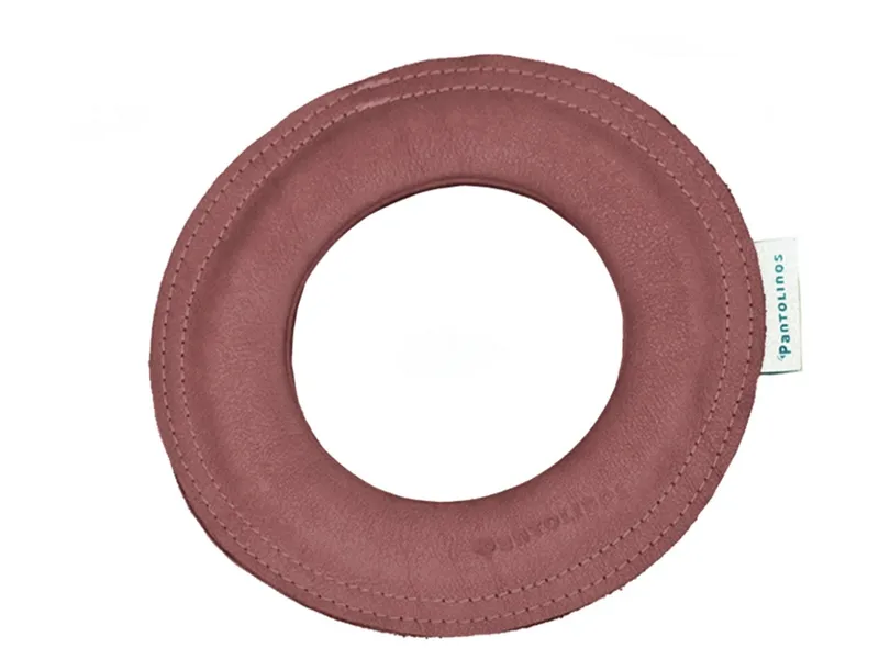 Pantolinos Pantolinos Frisbee Wurfring "Loop" aus pflanzlich gegerbtem Leder (17cm Durchmesser), Lila, – Produktbild 1 von 1