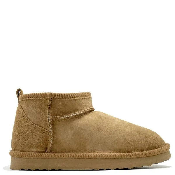 thies Stiefel aus Schaffell "thies Mega Shorty", Cashew chestnut (braun), – Produktbild 1 von 4