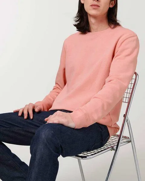 YTWOO YTWOO Unisex Sweatshirt | fairtrade & ökologisch, Rosa, – Produktbild 2 von 4