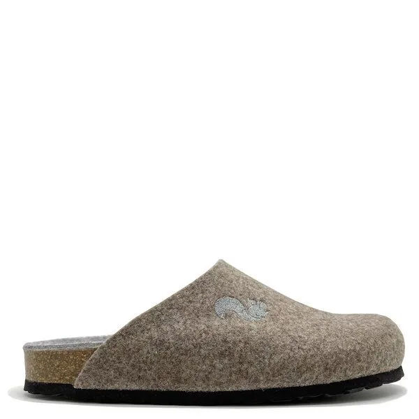 thies Veganer Bio Clog "thies ® PET" uni, aus recycelten Flaschen, fair produziert mit Tieffussbett MEN, Light brown (braun), – Produktbild 1 von 4