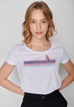 GreenBomb GREENBOMB Nature Windsurf Loves - Lässiges T-Shirt aus Bio-Baumwolle / hochwertiger Print / Fair & Vegan – Produktbild 1 von 1