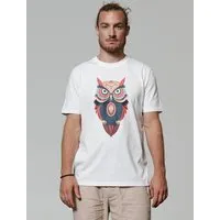 watapparel watapparel T-Shirt Unisex Colorful Owl, Off white, – Produktbild 1 von 1
