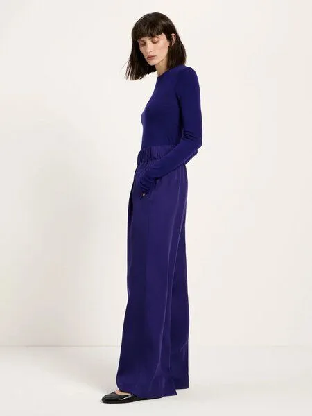 LANIUS LANIUS Hose mit weitem Bein, Lila (469 violet), – Produktbild 3 von 4