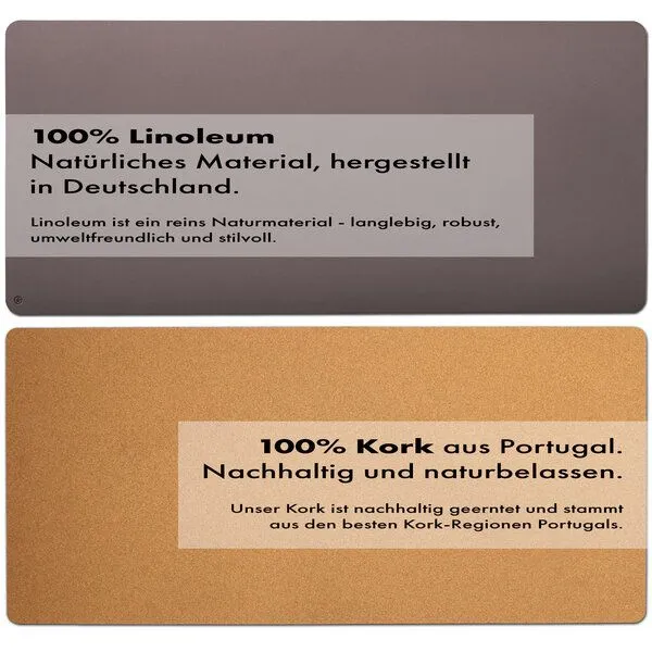 GOOD WILHELM GOOD WILHELM Nachhaltige, vegane Schreibtischunterlage, Mauve, – Produktbild 4 von 4