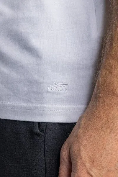 DIRTS dirts Premium Blank T-Shirt SLIM, White, – Produktbild 3 von 4