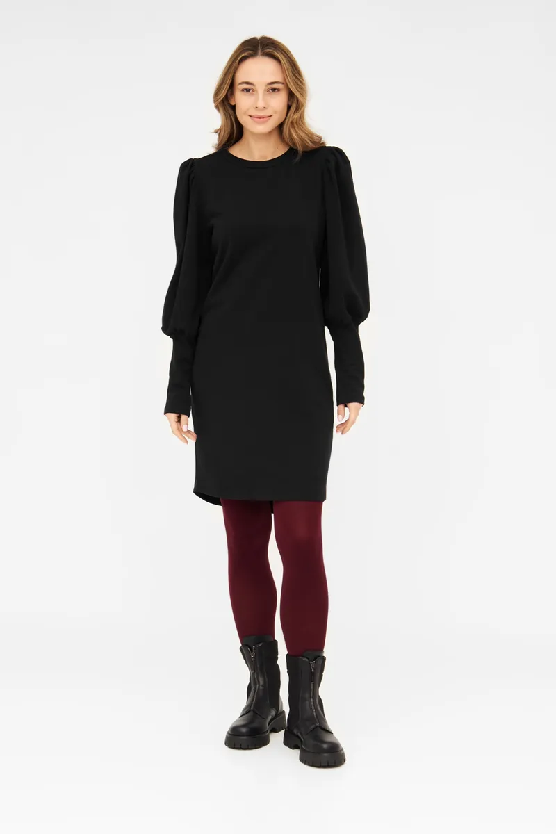 WiDDA Widda Damen vegan Kleid Koile Schwarz, Schwarz, – Produktbild 2 von 2