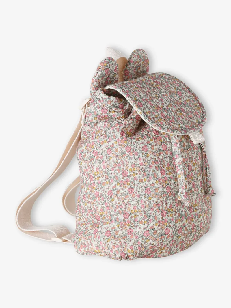 Vertbaudet Kinder Kita-Rucksack aus Musselin mit Ohren, Mehrfarbig, – Produktbild 4 von 4