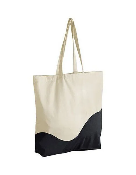Westford Mill Westford Mill EarthAware Organic Wave Print Tasche, Natur/schwarz, – Produktbild 1 von 2