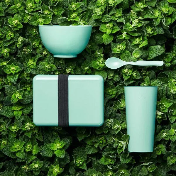 elasto elasto Mehrweg-Tasse aus Kunststoff, Minze, – Produktbild 2 von 2