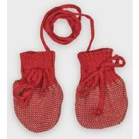 Disana Disana Strick-Handschuhe bio Merinowolle, Rot-rosé, – Produktbild 1 von 1