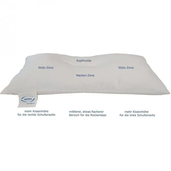 Speltex Speltex Ergonomisches Kombi Kissen 40 x 80cm – Produktbild 7 von 8