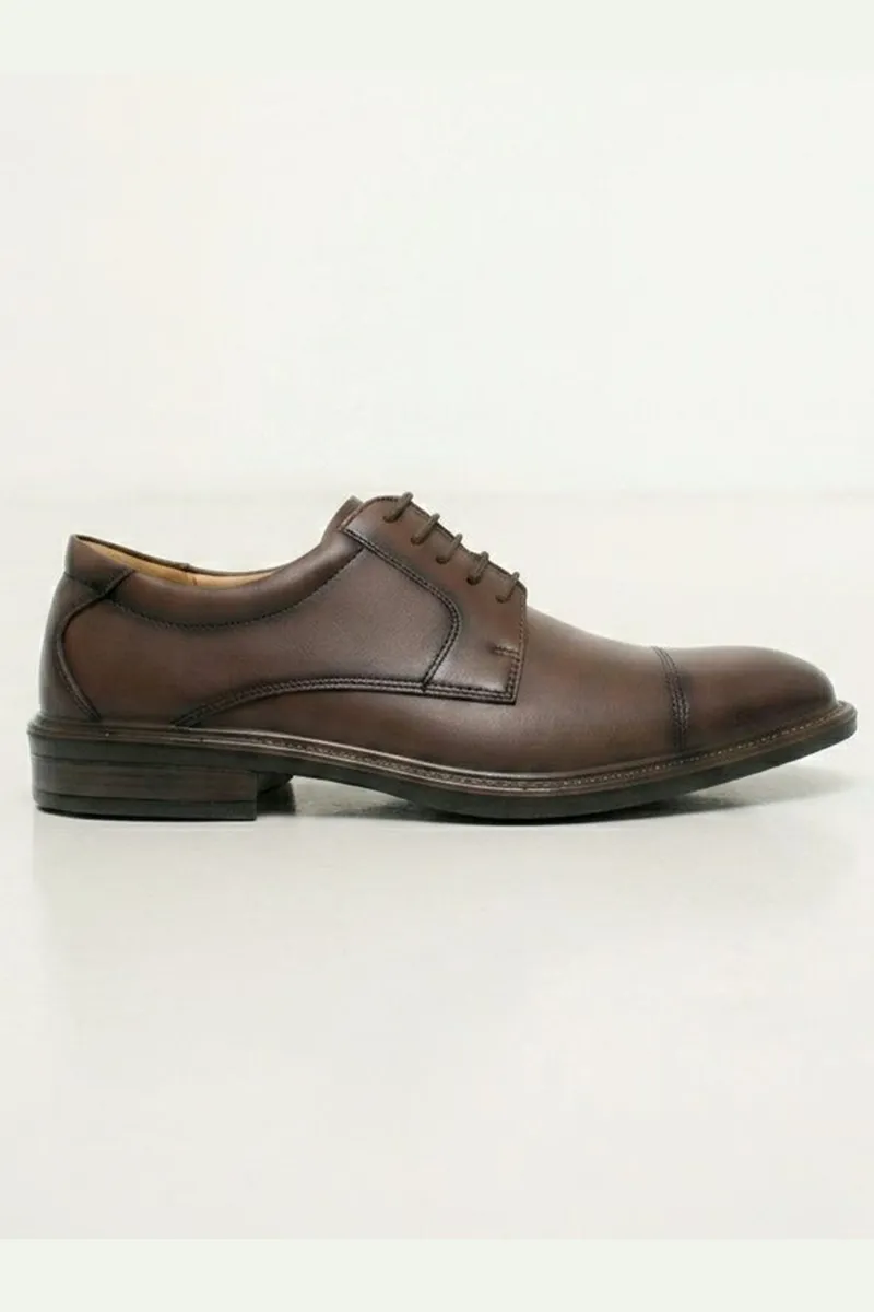 Will's Vegan Store Will's Vegan Store Herren vegan Schuhe Wasserdichte Derbys Walnuss, Dunkelbraun, – Produktbild 1 von 2