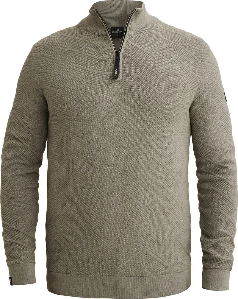 Vanguard Vanguard Pullover Half Zip Mouline Forest Fog - Größe XXL, Grün, – Produktbild 1 von 5