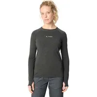 Vaude VAUDE Damen-Langarmshirt "Monviso Crewneck" mit Wollanteil, graphite, Gr. 40 – Produktbild 1 von 1