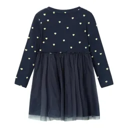 name it Name It Kleid langarm mit Tüllrock Herzen – Produktbild 1 von 1
