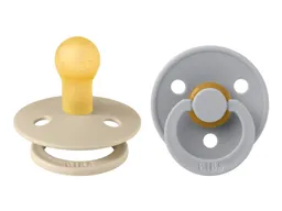 BIBS BIBS Schnuller Naturlatex "Colour" 2er Pack kirschförmig 0-6 Monate – Produktbild 1 von 1