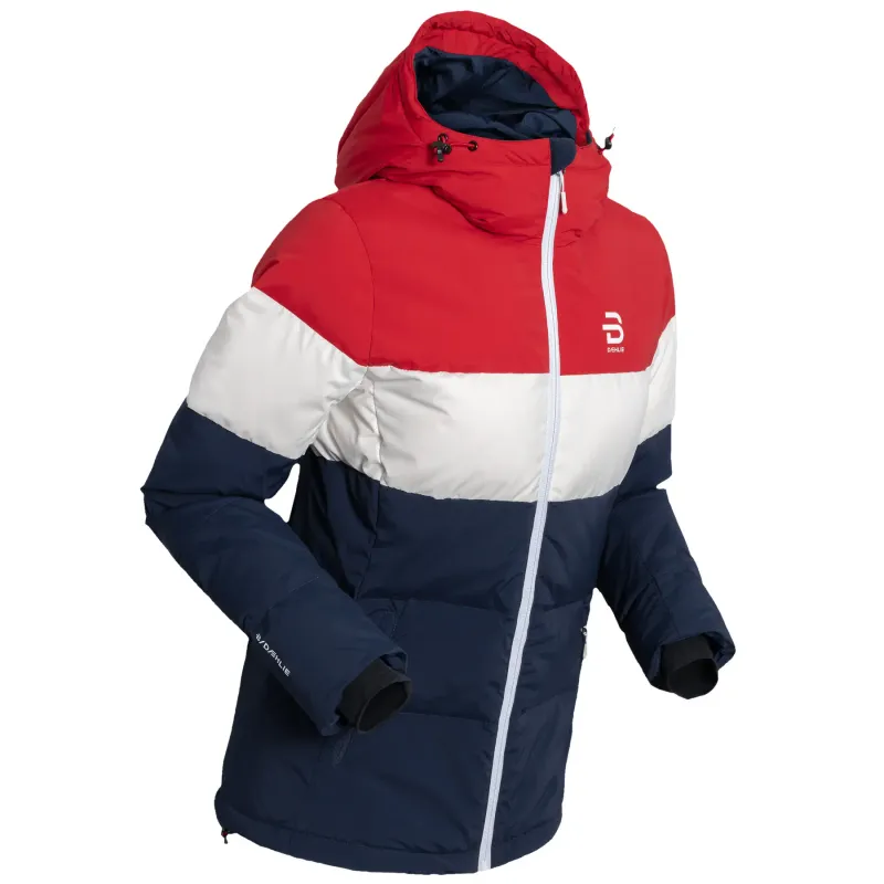 Daehlie Sportswear Damen-Daunenjacke Daehlie Sportswear Podium Flag, Rouge, – Produktbild 2 von 2