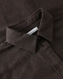 KnowledgeCotton Apparel KnowledgeCotton Apparel Damen vegan Hemd Vega Relaxed Flanell Chocolate Torte – Produktbild 1 von 1