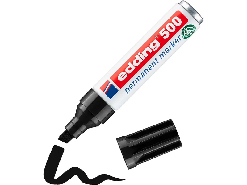 Edding Edding Permanentmarker "500" schwarz – Produktbild 2 von 4