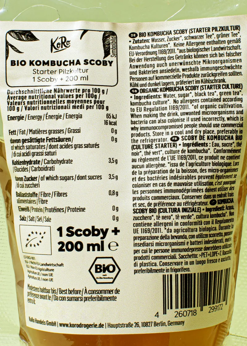 KoRo Bio Kombucha Scoby – Produktbild 3 von 5