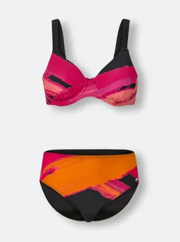 feel good Bikini schwarz-orange – Produktbild 1 von 1