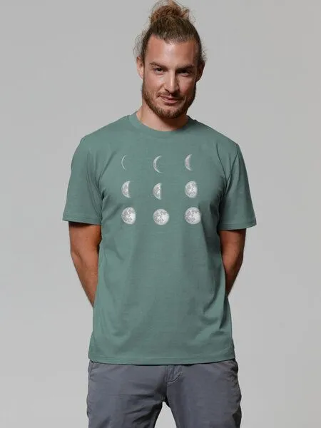 watapparel watapparel T-Shirt Unisex Moonphases, Green bay, – Produktbild 2 von 3