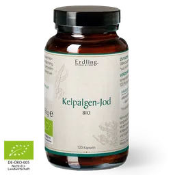 Waldkraft Waldkraft Erdling BIO Kelpalgen-Jod Kapseln, Hochdosiert mit 478,5 µg Jod – Bio-zertifiziert & Vegan à 120 St., 78 g – Produktbild 1 von 1